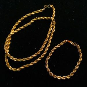 Genuine Vintage Necklace and Earrings Set